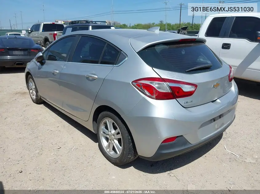 2018 Chevrolet Cruze Lt Auto VIN: 3G1BE6SMXJS531030 Lot: 45688324