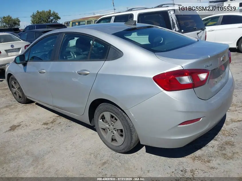 2018 Chevrolet Cruze Ls Auto VIN: 1G1BC5SM2J7105539 Lot: 45697633