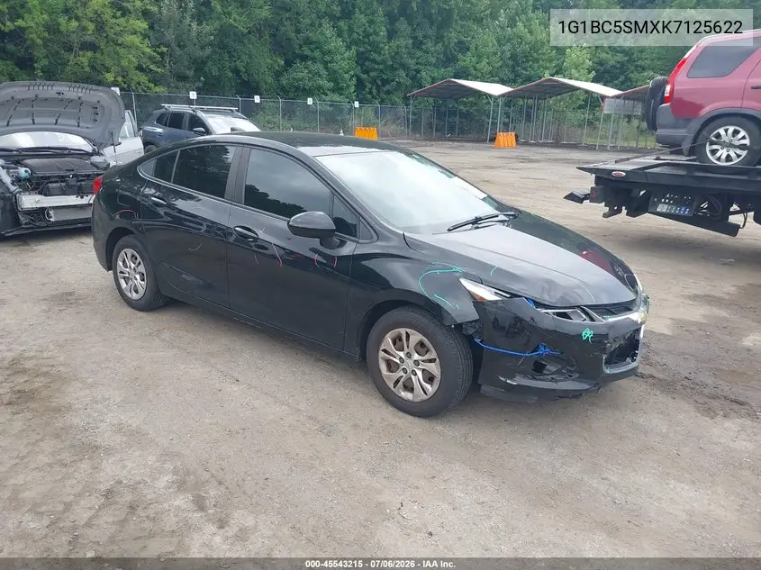 2019 Chevrolet Cruze Ls VIN: 1G1BC5SMXK7125622 Lot: 45543215