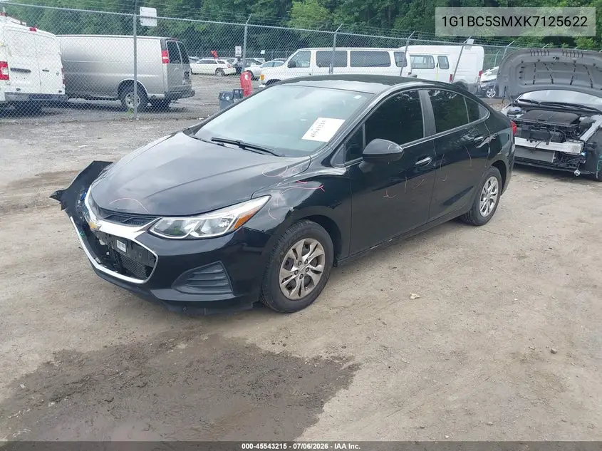 2019 Chevrolet Cruze Ls VIN: 1G1BC5SMXK7125622 Lot: 45543215