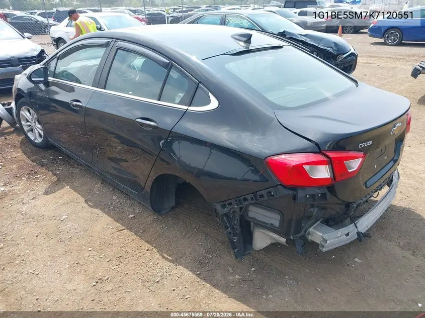 2019 Chevrolet Cruze Lt VIN: 1G1BE5SM7K7120551 Lot: 45675569