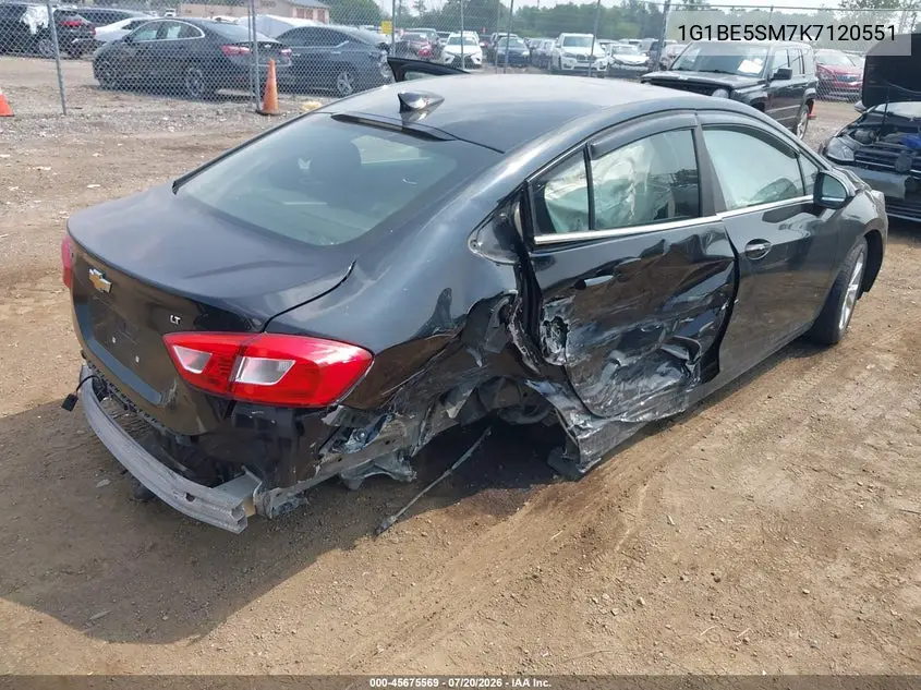 2019 Chevrolet Cruze Lt VIN: 1G1BE5SM7K7120551 Lot: 45675569