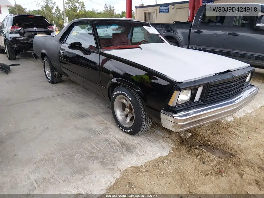 1979 Chevrolet El Camino VIN: 1W80J9D424918 Lot: 44572083