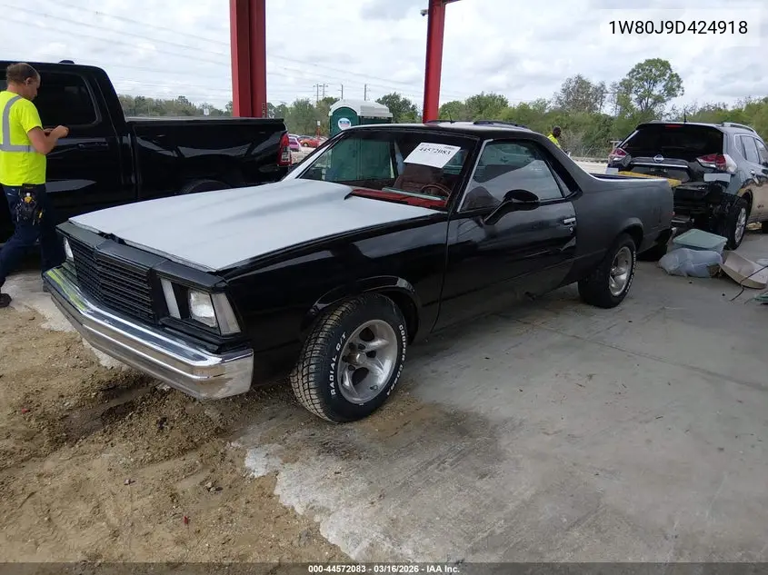 1979 Chevrolet El Camino VIN: 1W80J9D424918 Lot: 44572083