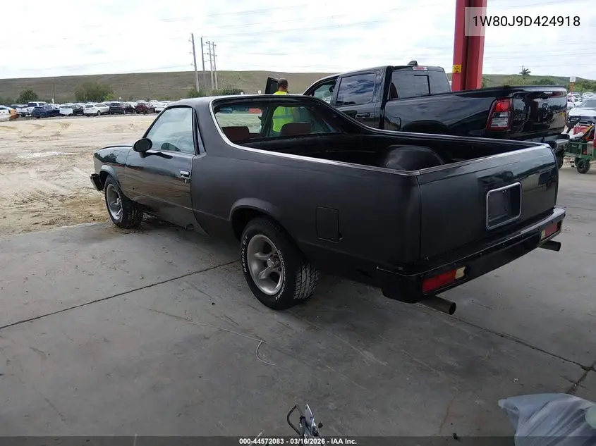 1979 Chevrolet El Camino VIN: 1W80J9D424918 Lot: 44572083