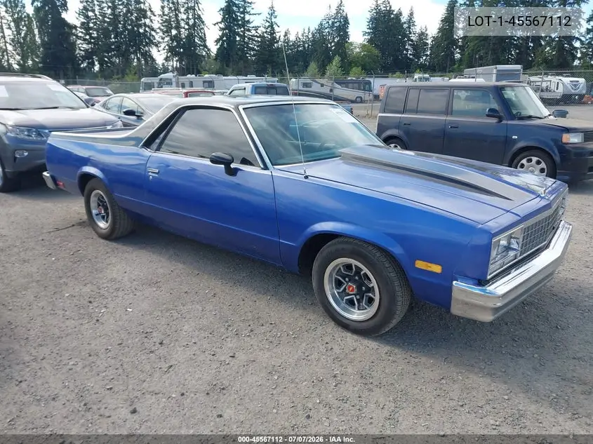 1979 Chevrolet El Camino VIN: 1W80H9K573124 Lot: 45567112
