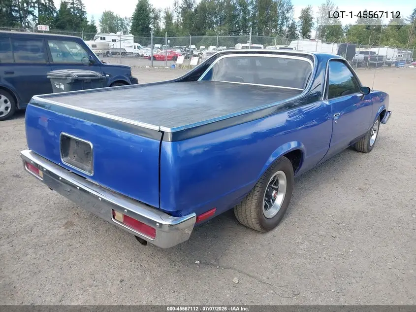 1979 Chevrolet El Camino VIN: 1W80H9K573124 Lot: 45567112