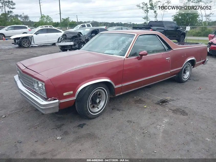 1983 Chevrolet El Camino VIN: 1GCCW80H2DR276052 Lot: 44962648