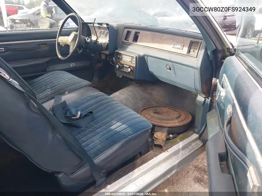 1985 Chevrolet El Camino VIN: 3GCCW80Z0FS924349 Lot: 44733625