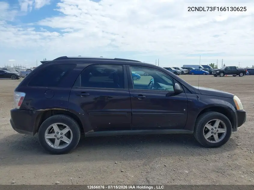 2006 Chevrolet Equinox Lt VIN: 2CNDL73F166130625 Lot: 12656876x