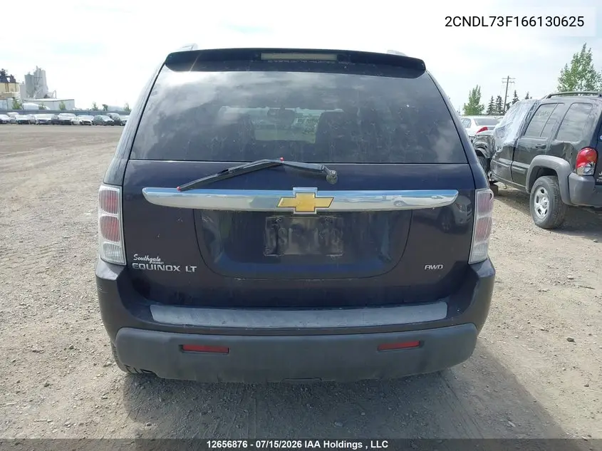 2006 Chevrolet Equinox Lt VIN: 2CNDL73F166130625 Lot: 12656876x
