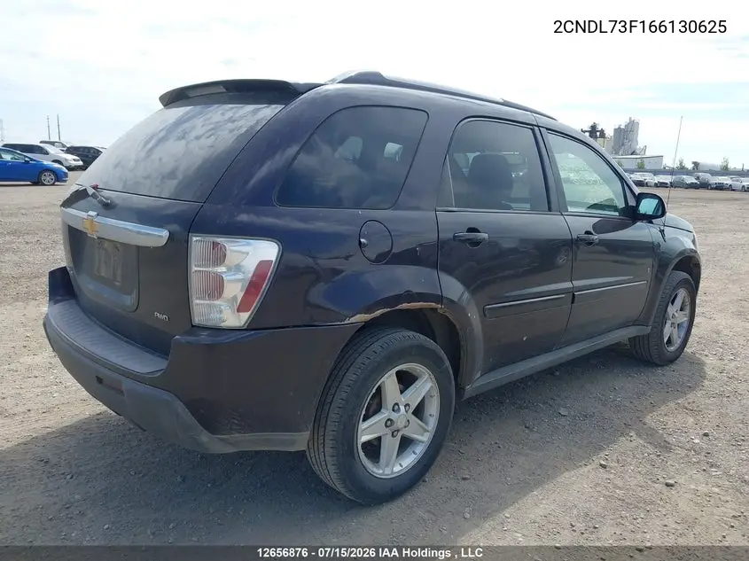2006 Chevrolet Equinox Lt VIN: 2CNDL73F166130625 Lot: 12656876x