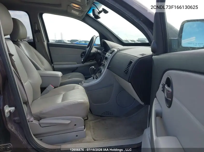 2006 Chevrolet Equinox Lt VIN: 2CNDL73F166130625 Lot: 12656876x