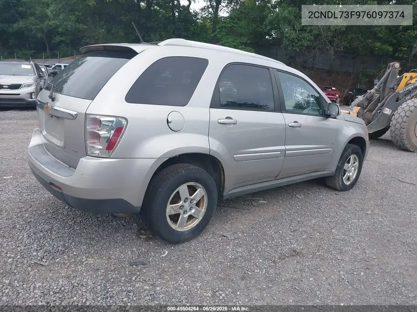 2CNDL73F976097374 2007 Chevrolet Equinox Lt