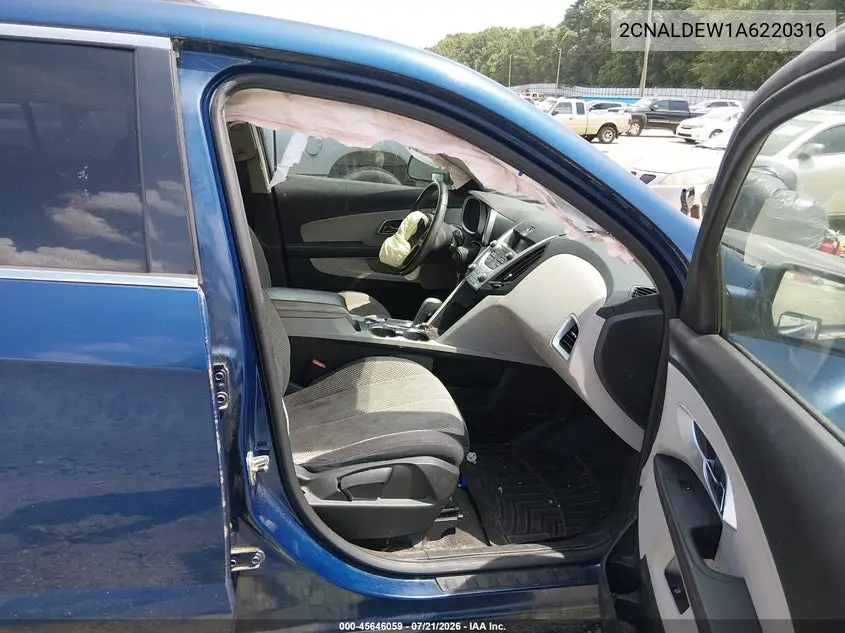 2010 Chevrolet Equinox Lt VIN: 2CNALDEW1A6220316 Lot: 45646059
