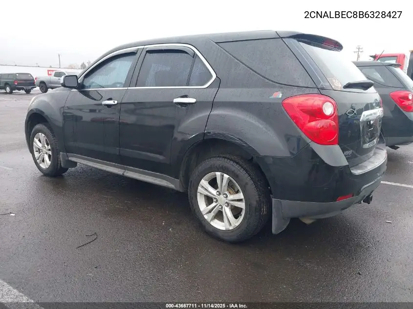 2CNALBEC8B6328427 2011 Chevrolet Equinox Ls