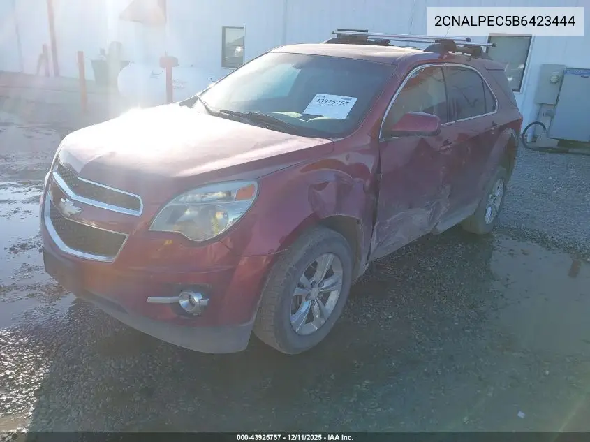 2CNALPEC5B6423444 2011 Chevrolet Equinox 2Lt