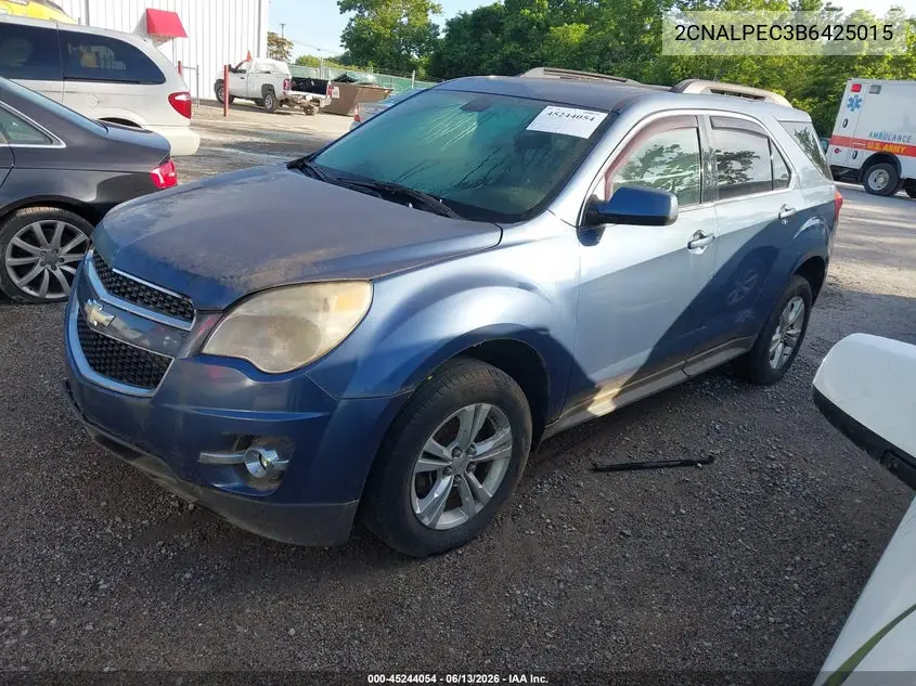 2011 Chevrolet Equinox 2Lt VIN: 2CNALPEC3B6425015 Lot: 45244054