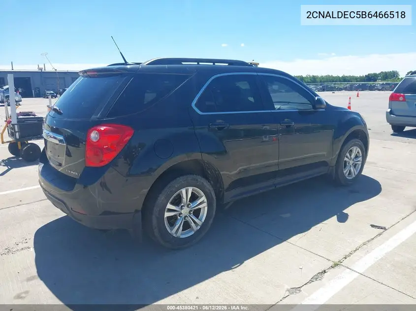 2011 Chevrolet Equinox Lt W/1Lt VIN: 2CNALDEC5B6466518 Lot: 45380421
