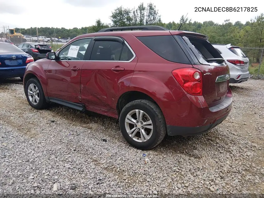 2011 Chevrolet Equinox Lt W/1Lt VIN: 2CNALDEC8B6217825 Lot: 45632210