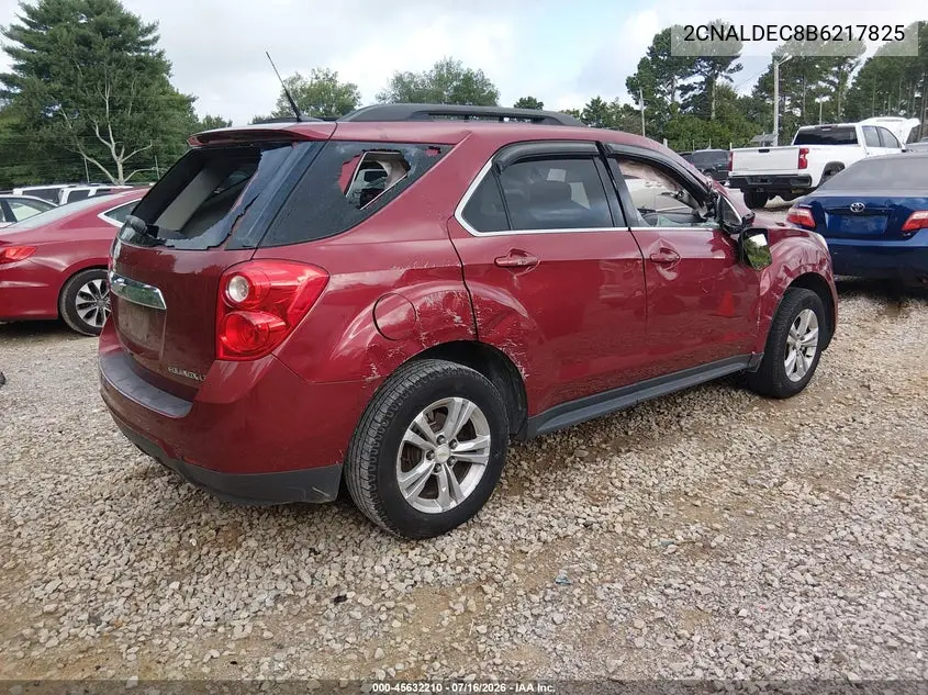 2011 Chevrolet Equinox Lt W/1Lt VIN: 2CNALDEC8B6217825 Lot: 45632210
