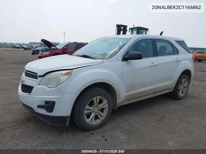 2012 Chevrolet Equinox Ls VIN: 2GNALBEK2C1166862 Lot: 30094629