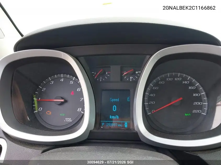 2012 Chevrolet Equinox Ls VIN: 2GNALBEK2C1166862 Lot: 30094629