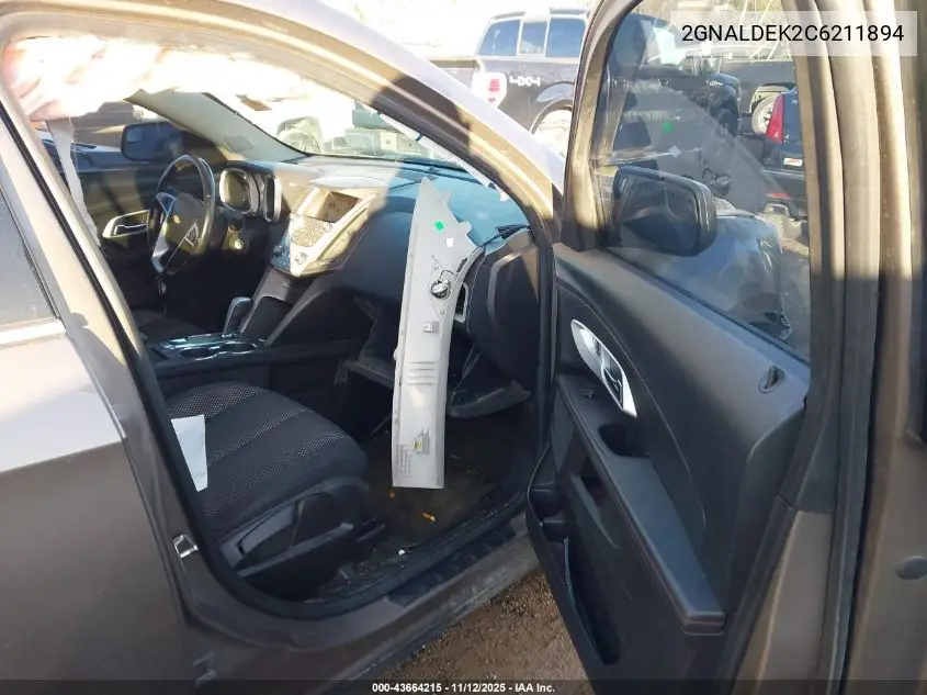 2GNALDEK2C6211894 2012 Chevrolet Equinox 1Lt
