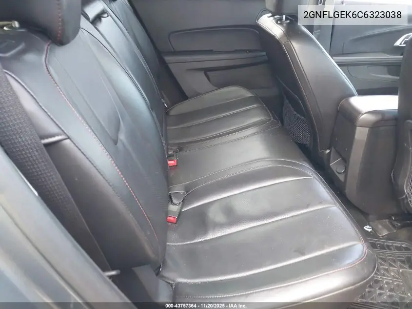 2GNFLGEK6C6323038 2012 Chevrolet Equinox Ltz