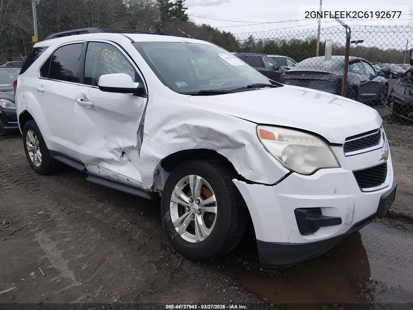 2GNFLEEK2C6192677 2012 Chevrolet Equinox 1Lt