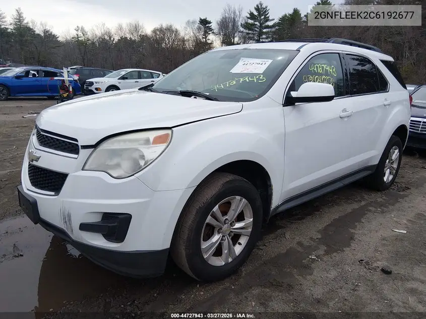 2GNFLEEK2C6192677 2012 Chevrolet Equinox 1Lt