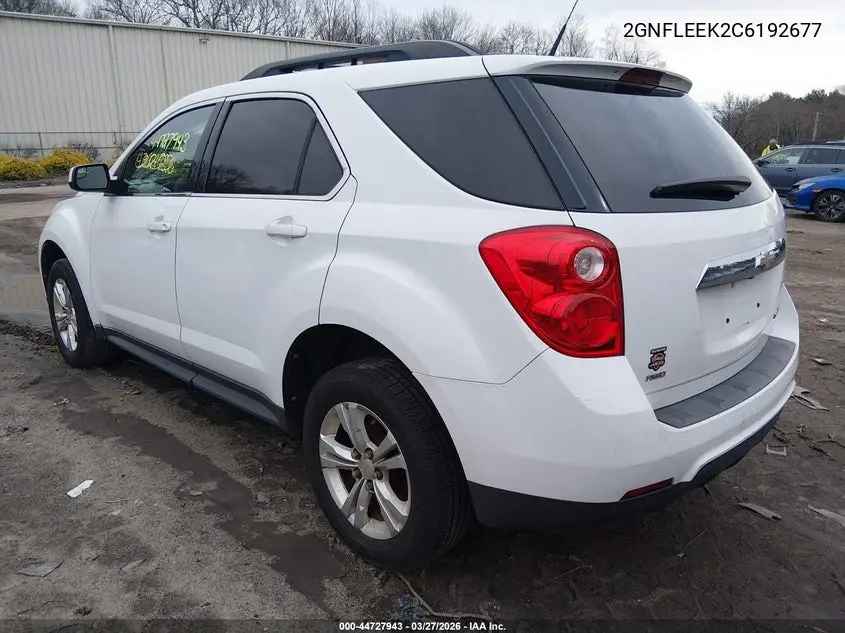 2GNFLEEK2C6192677 2012 Chevrolet Equinox 1Lt
