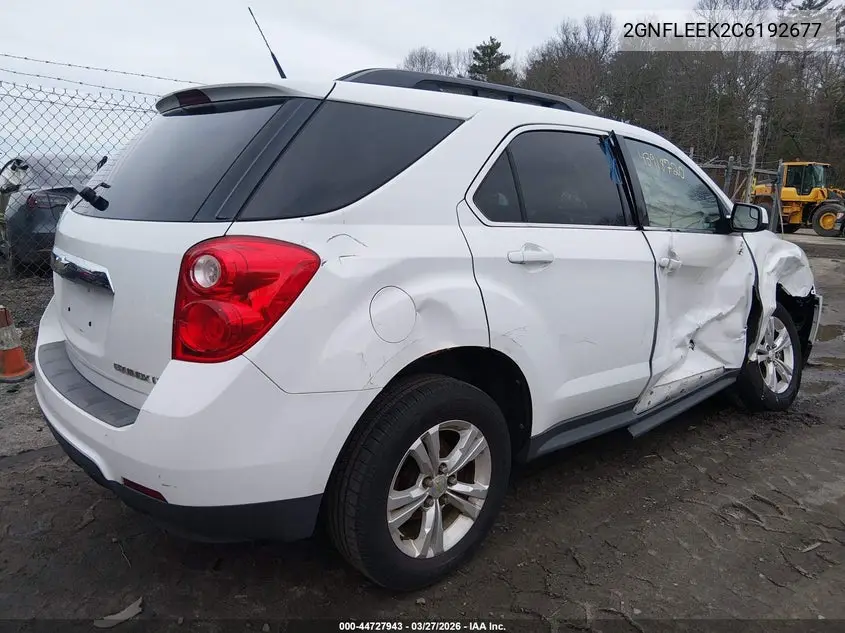 2GNFLEEK2C6192677 2012 Chevrolet Equinox 1Lt