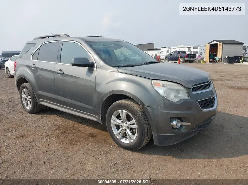 2013 Chevrolet Equinox Lt VIN: 2GNFLEEK4D6143773 Lot: 30094505