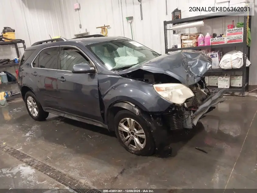 2GNALDEK8D6362031 2013 Chevrolet Equinox 1Lt