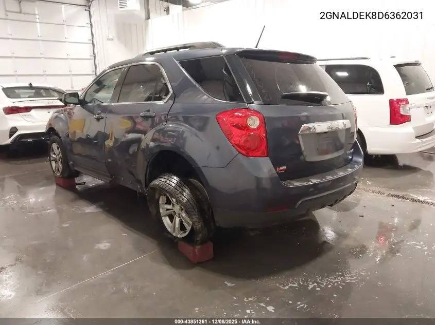 2GNALDEK8D6362031 2013 Chevrolet Equinox 1Lt