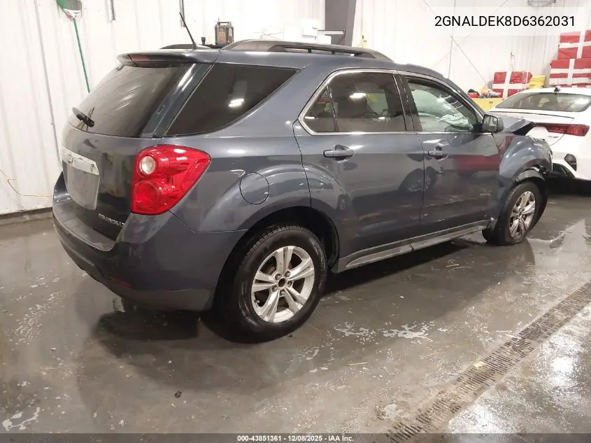 2GNALDEK8D6362031 2013 Chevrolet Equinox 1Lt