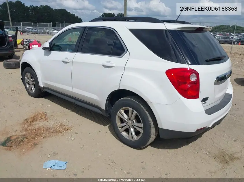 2013 Chevrolet Equinox 1Lt VIN: 2GNFLEEK0D6188368 Lot: 45662937