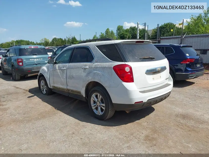 2013 Chevrolet Equinox Lt VIN: 1GNALDEK4DZ133463 Lot: 45690313