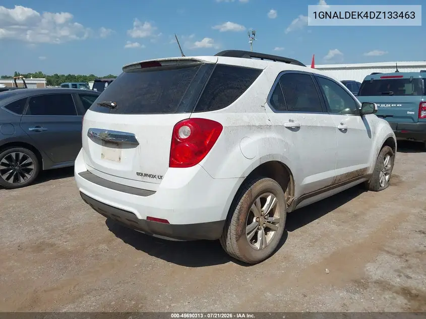 2013 Chevrolet Equinox Lt VIN: 1GNALDEK4DZ133463 Lot: 45690313