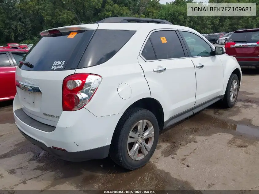 1GNALBEK7EZ109681 2014 Chevrolet Equinox 1Lt