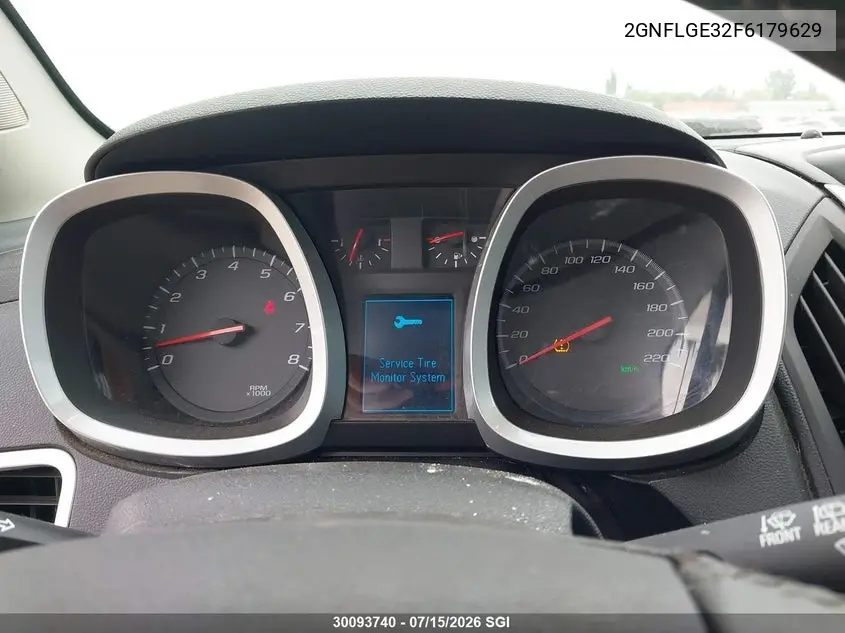 2GNFLGE32F6179629 2015 Chevrolet Equinox 2Lt