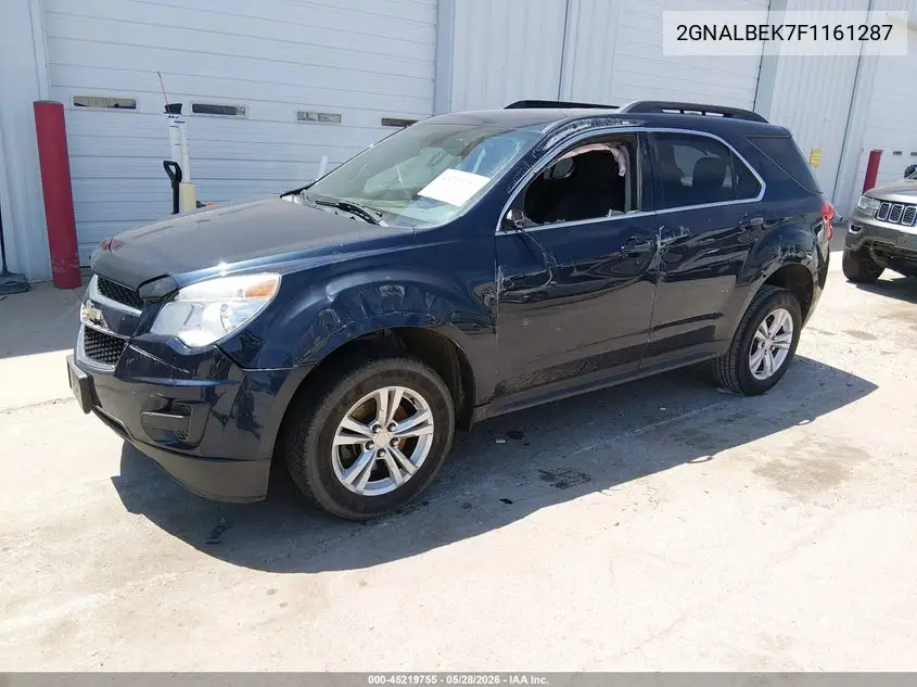 2015 Chevrolet Equinox 1Lt VIN: 2GNALBEK7F1161287 Lot: 45219755