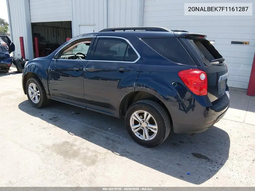 2015 Chevrolet Equinox 1Lt VIN: 2GNALBEK7F1161287 Lot: 45219755