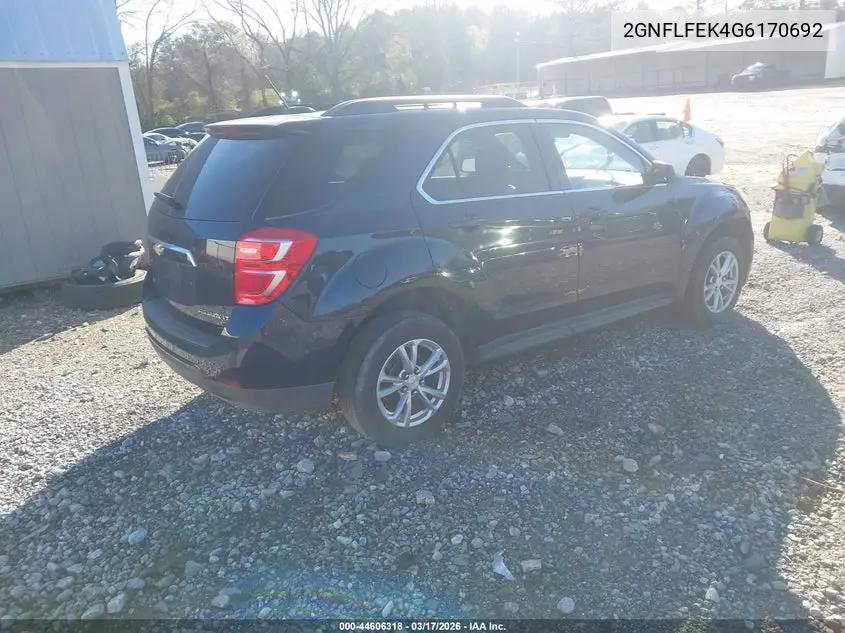 2GNFLFEK4G6170692 2016 Chevrolet Equinox Lt