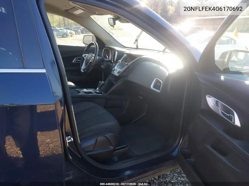 2GNFLFEK4G6170692 2016 Chevrolet Equinox Lt