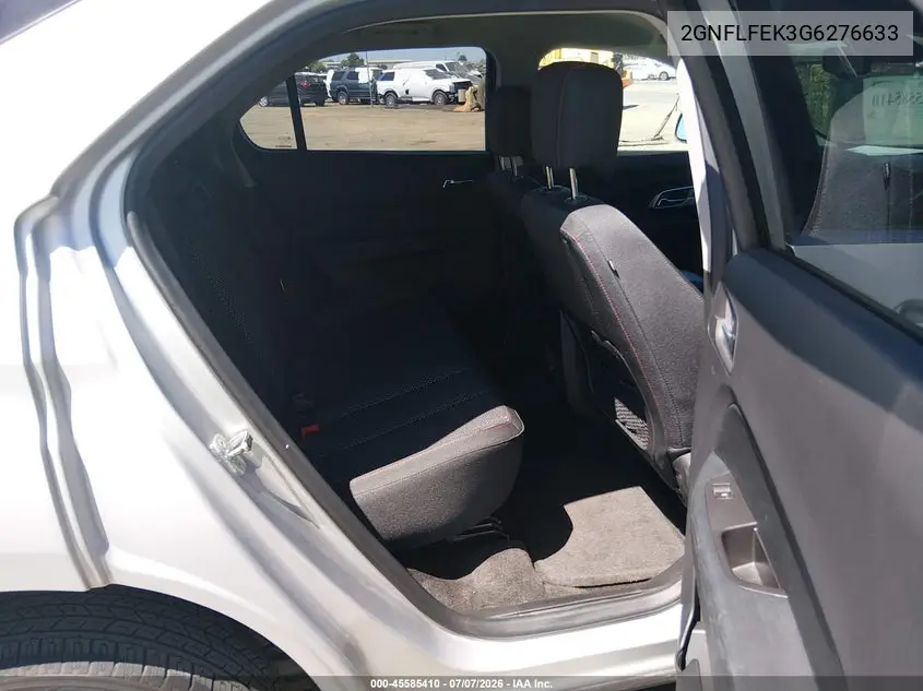 2016 Chevrolet Equinox Lt VIN: 2GNFLFEK3G6276633 Lot: 45585410