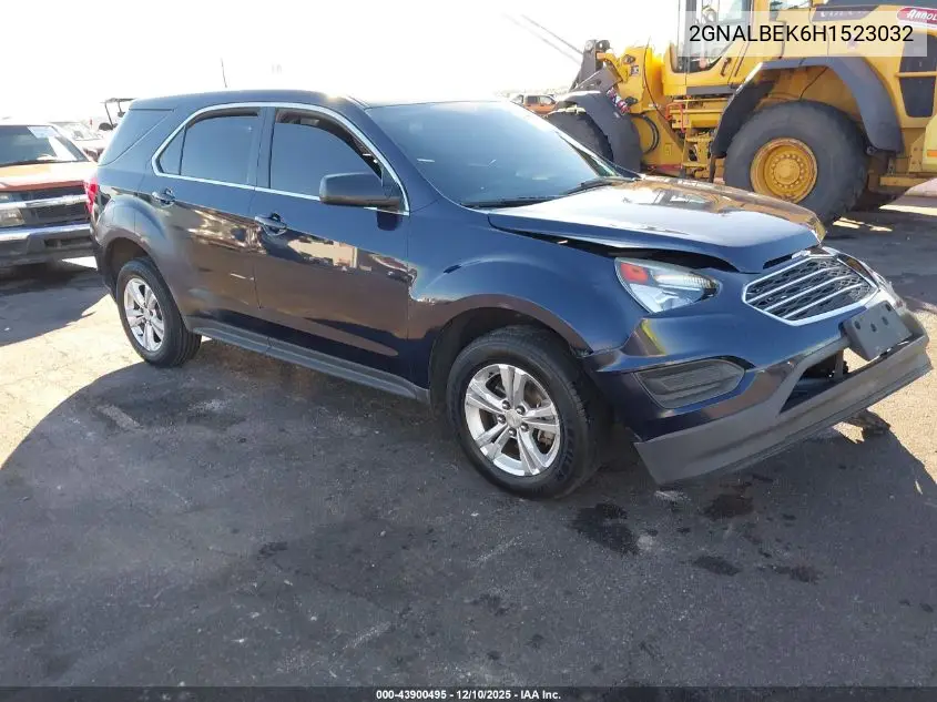 2GNALBEK6H1523032 2017 Chevrolet Equinox Ls