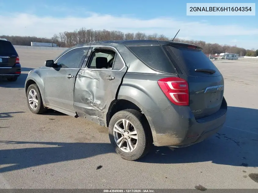 2GNALBEK6H1604354 2017 Chevrolet Equinox Ls