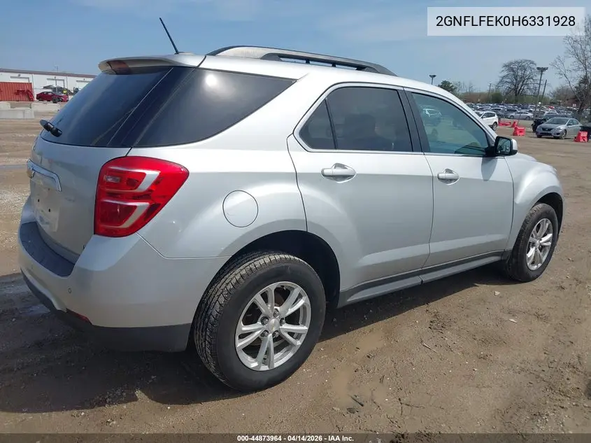 2GNFLFEK0H6331928 2017 Chevrolet Equinox Lt